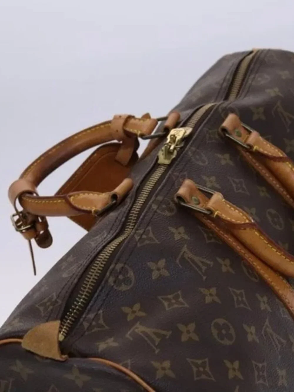 LOUIS VUITTON Monogram Keepall 45 Boston Bag M41428 LV Auth EC160